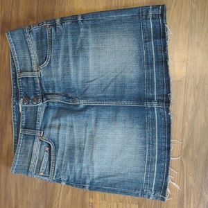 Principle Denim Innovators the Carefree denim mini skirt